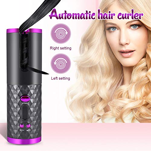 Cordless Automatic Hair Curler Curly Rotating Curling Wave